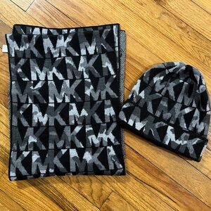 Michael Kors Hat and Scarf Set